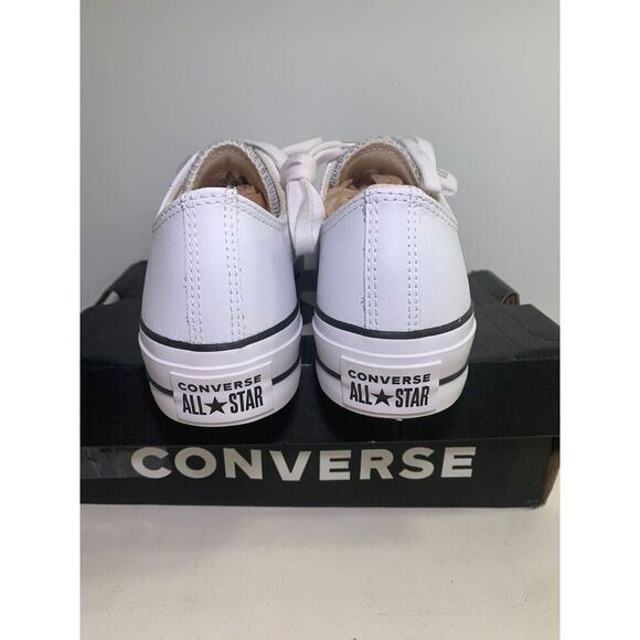 Converse White Low-Top Athletic Shoes - Picture 5 of 5